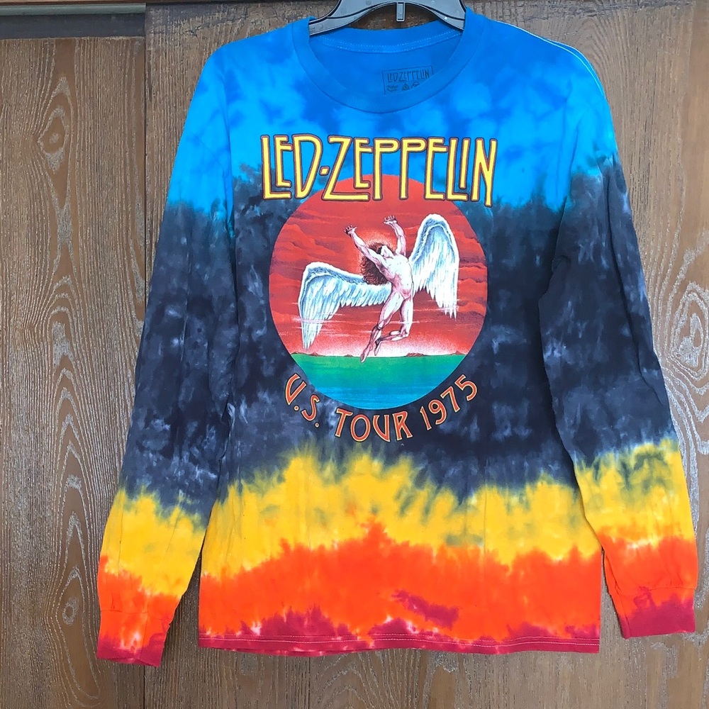 Led Zeppelin tie-dyed shirt
